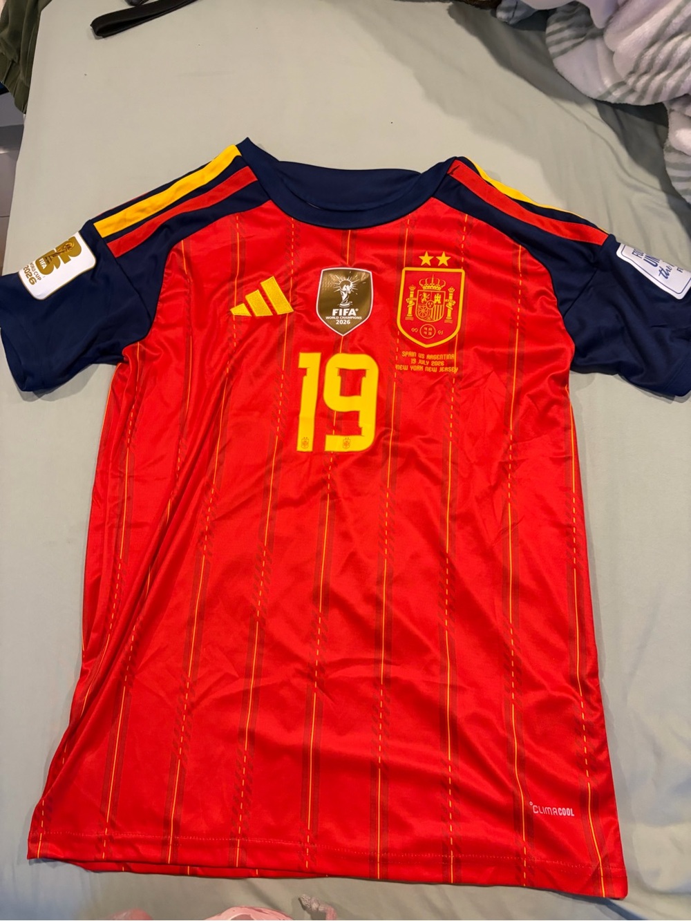 Addias size small spain lamine yamal #19
